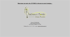 Desktop Screenshot of ambianceflor.com